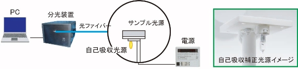 自己吸収補正光源イメージ